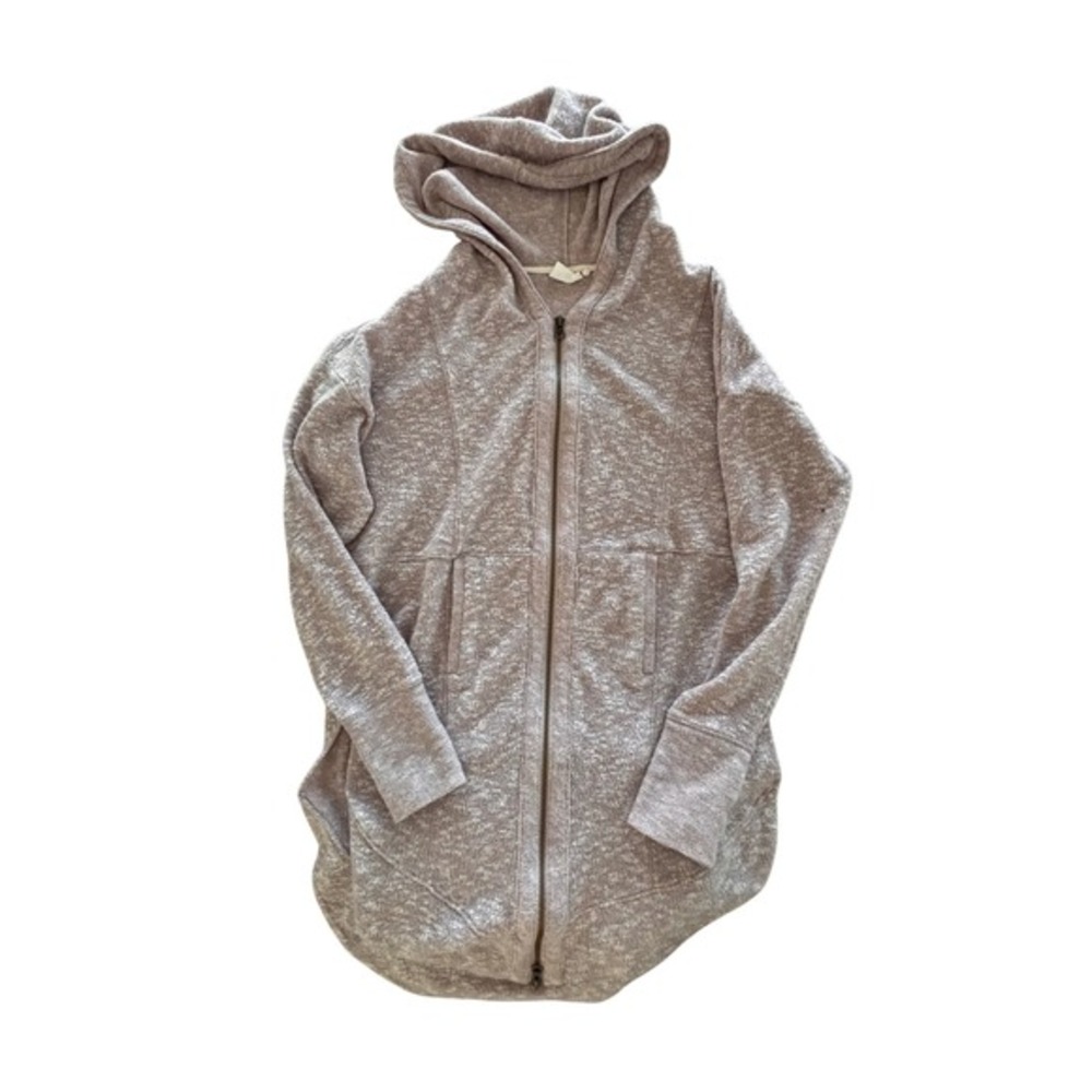 Out From Under Textured Knit Zip Up Hoodie Long Sleeve Casual Womens M
